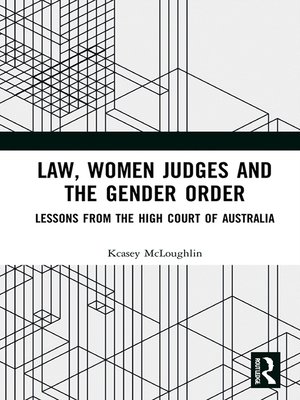 cover image of Law, Women Judges and the Gender Order